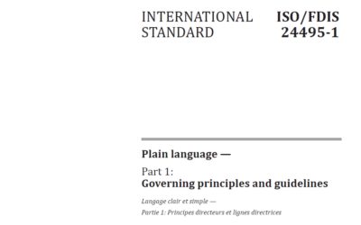 Международная организация стандартизации опубликовала стандарт по простому языку